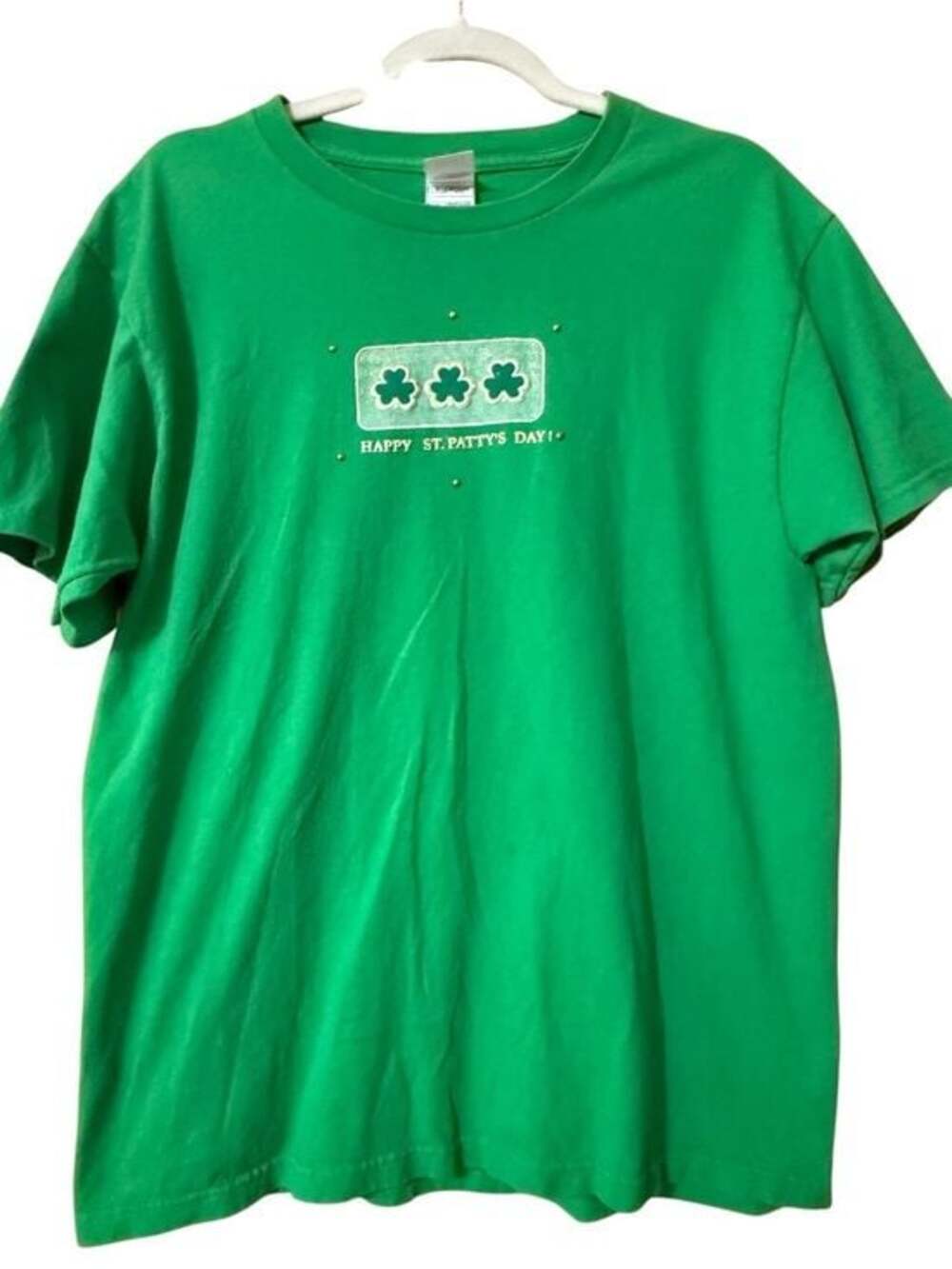 Vintage Green St. Patty's Day Shamrock Tee fruit of the loom cotton